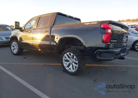 2021 Chevrolet Silverado 1500 4Wd Short Bed Custom из США, поврежденный, VIN 3GCPYBEH6MG173282